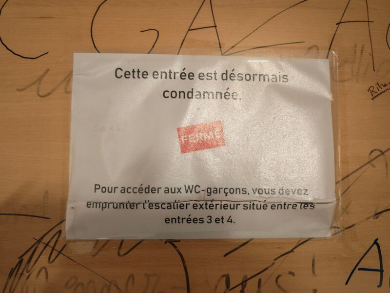 Toilettes Couffignal