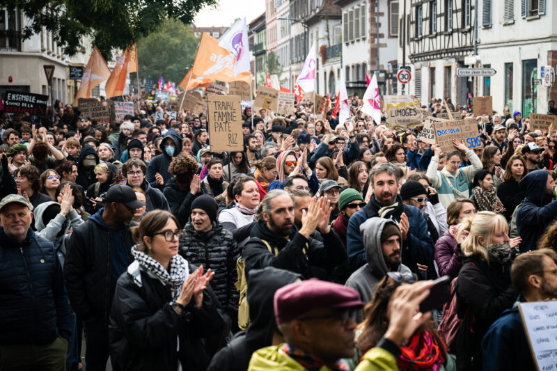 Manifestation Gilets-jaunes Jeunesse 24 octobre