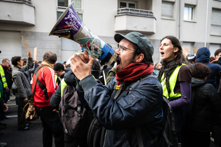 Manifestation Gilets-jaunes Jeunesse 24 octobre