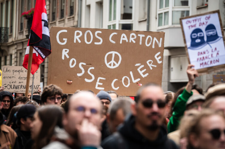 Manifestation Gilets-jaunes Jeunesse 24 octobre