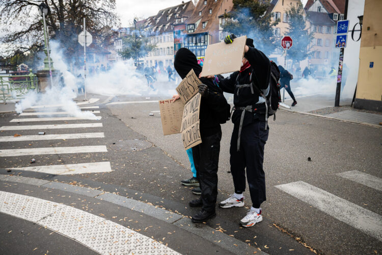Manifestation Gilets-jaunes Jeunesse 24 octobre