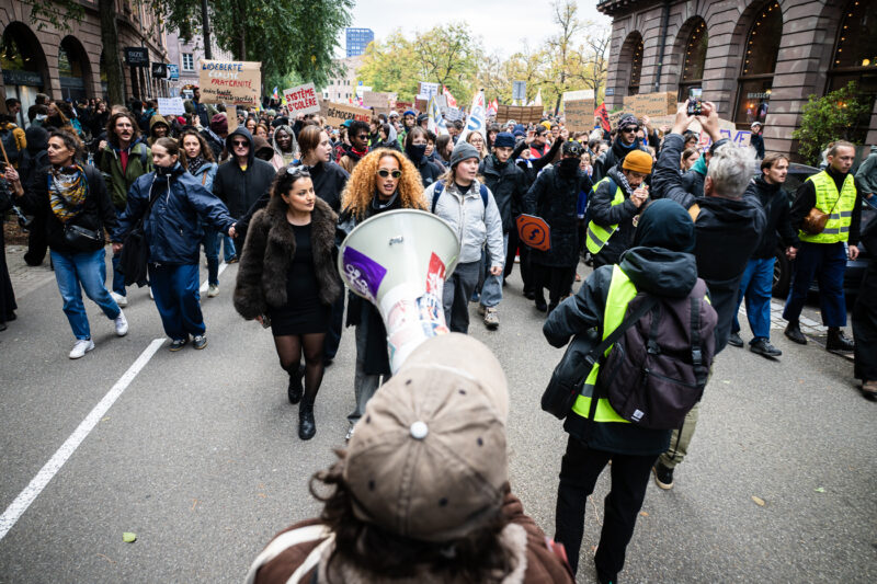 Manifestation lycéens gilets jaunes Jeunesse 24 octobre