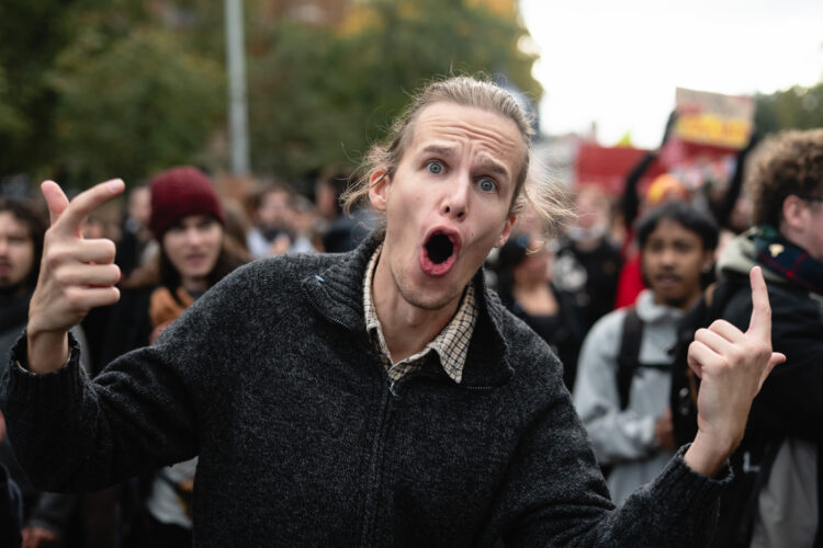 Manifestation lycéens vie chère gilets jaunes Jeunesse 24 octobre