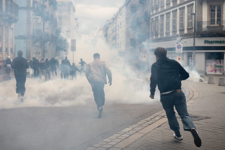 Manifestation lycéens vie chère gilets jaunes Jeunesse 24 octobre