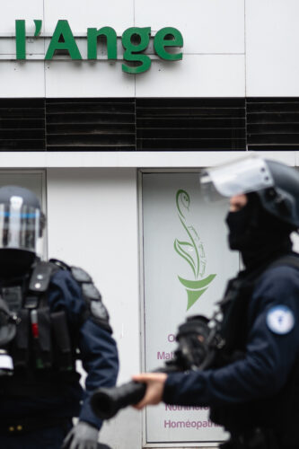 Manifestation lycéens gilets jaunes Jeunesse 24 octobre