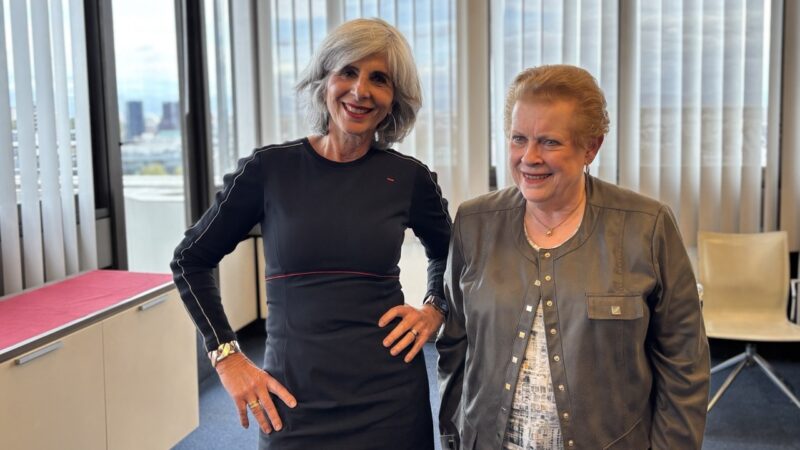 Nathalie Roos et Catherine Trautmann