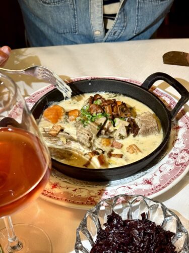 Blanquette de veau La Cavalerie restaurant français